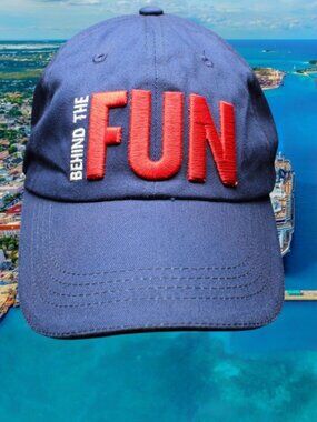Behind The Fun Carnival Adventures Cruise Team Member Hat Cap cruiseline